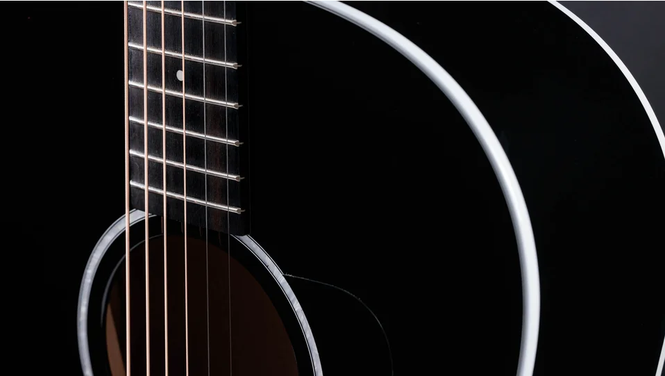 217e-BLK PlusBig Leaf Mapleアコースティック エレクトリック ギター